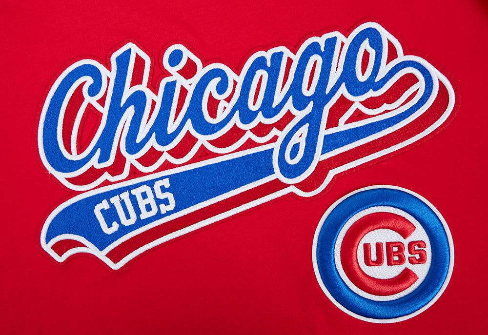 MLB CHICAGO CUBS SCRIPT TAIL MEN'S TOPS (RED)