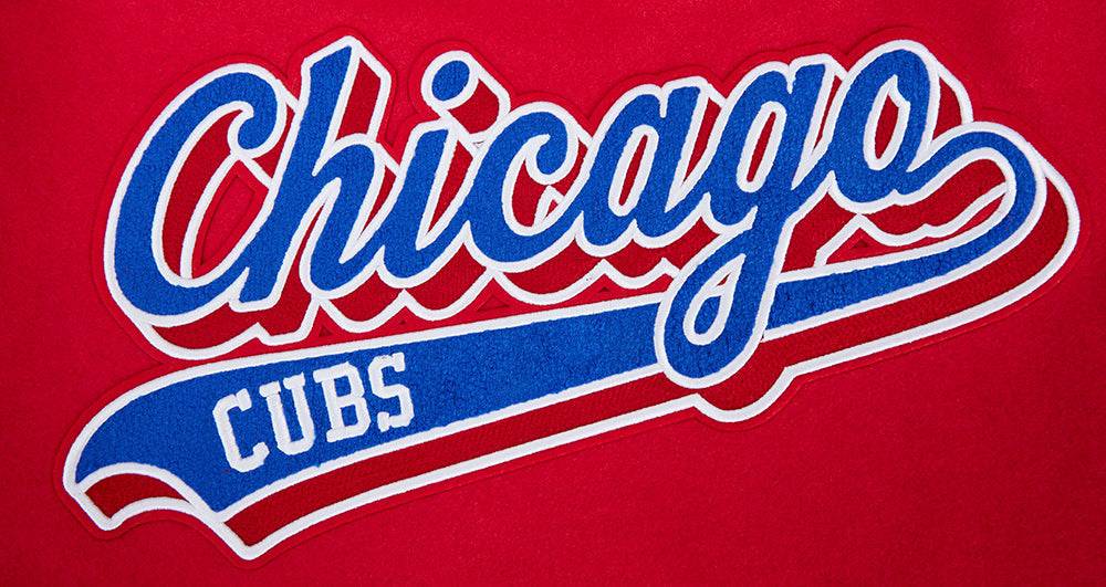 MLB CHICAGO CUBS SCRIPT TAIL MEN'S TOPS (RED)