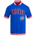 CHAQUETA DE CALENTAMIENTO CLÁSICA MLB CHICAGO CUBS PARA HOMBRE (AZUL REAL/ROJO)