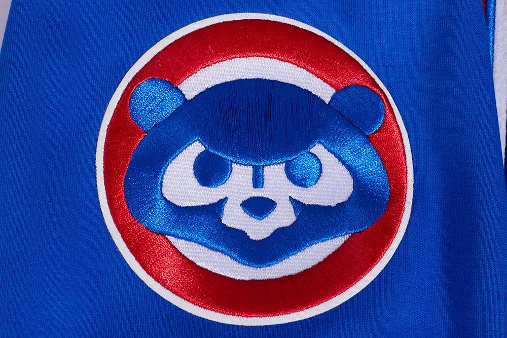 CHAQUETA DE CALENTAMIENTO CLÁSICA MLB CHICAGO CUBS PARA HOMBRE (AZUL REAL/ROJO)