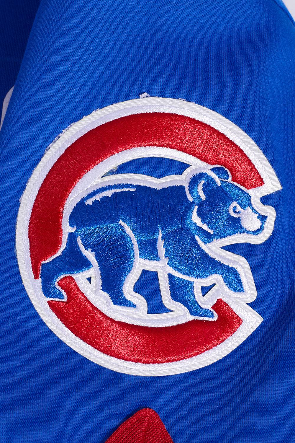 CHAQUETA DE CALENTAMIENTO CLÁSICA MLB CHICAGO CUBS PARA HOMBRE (AZUL REAL/ROJO)