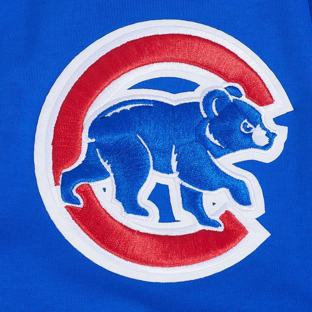 MLB CHICAGO CUBS DANSBY SWANSON #7 CLASSIC MEN'S SHORT SLEEVE PULLOVER HOODIE (ROYAL BLUE)