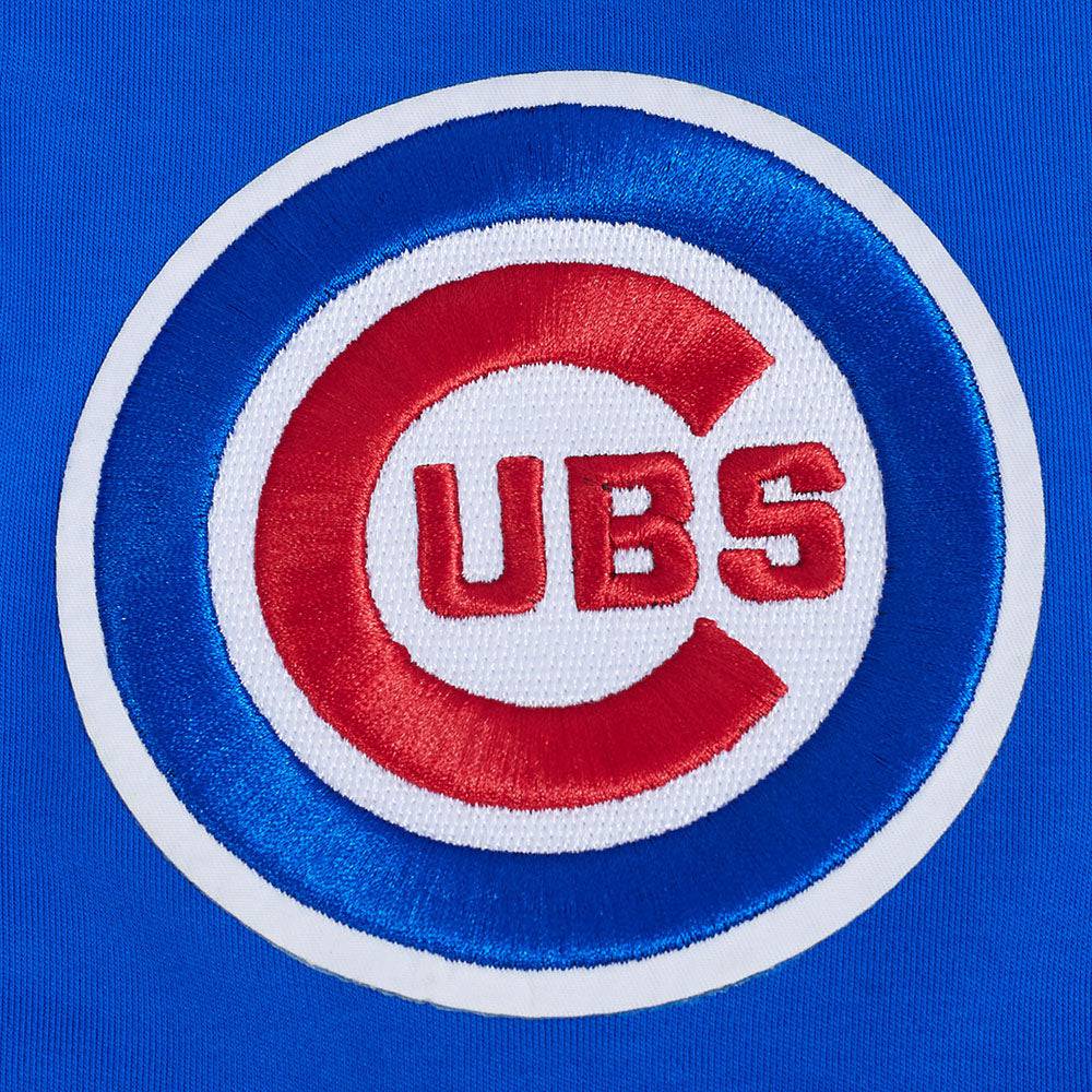 MLB CHICAGO CUBS DANSBY SWANSON #7 CLASSIC MEN'S SHORT SLEEVE PULLOVER HOODIE (ROYAL BLUE)