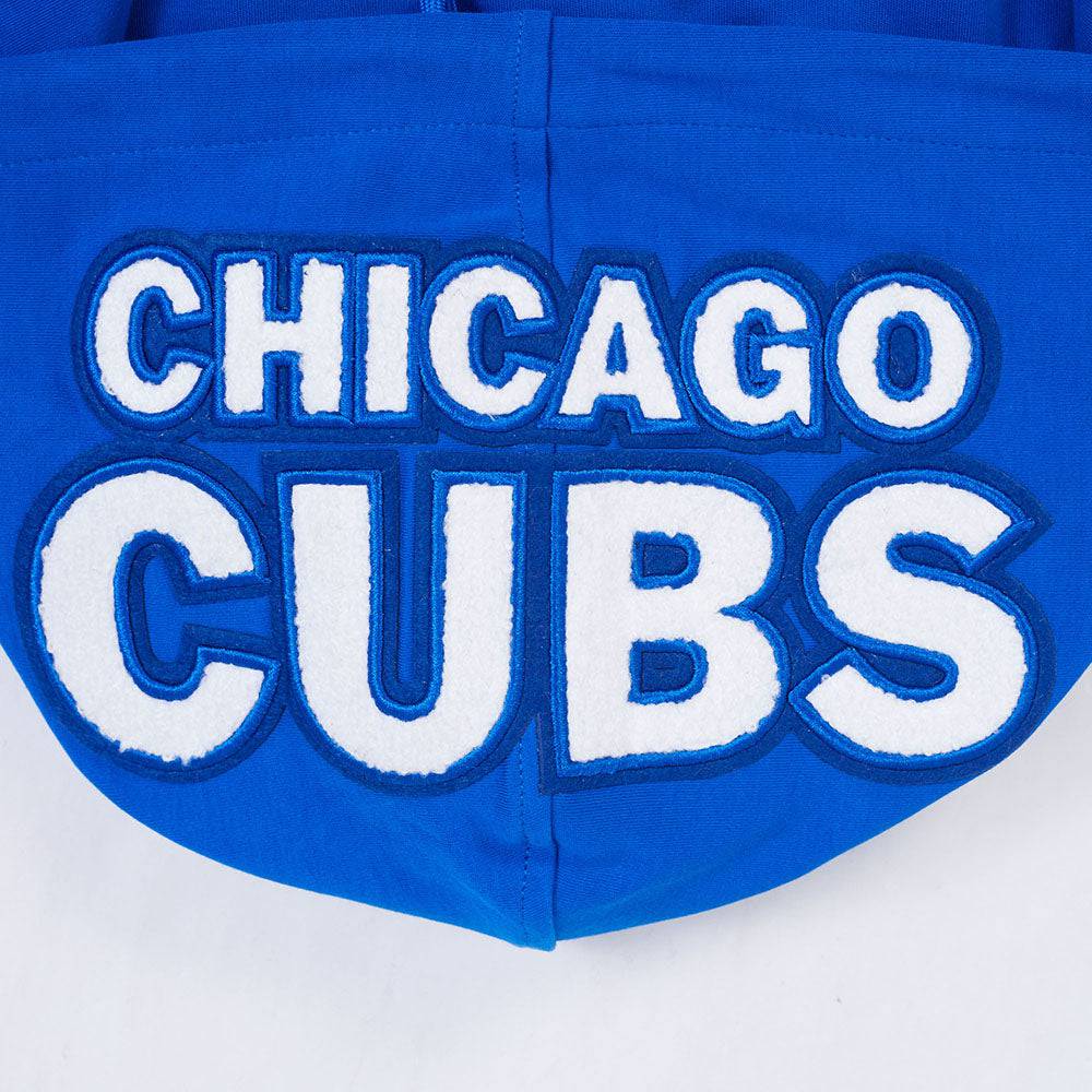 MLB CHICAGO CUBS DANSBY SWANSON #7 CLASSIC MEN'S SHORT SLEEVE PULLOVER HOODIE (ROYAL BLUE)