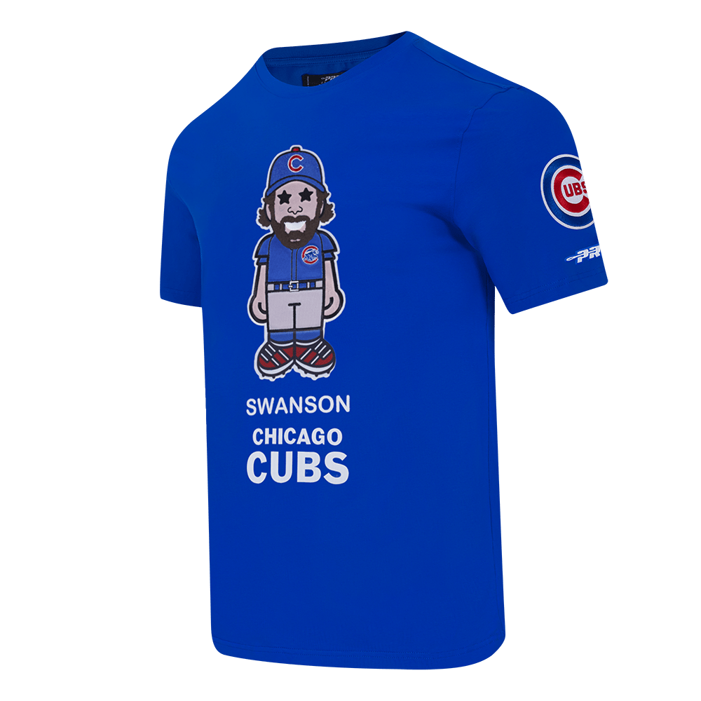 MLB CHICAGO CUBS DANSBY SWANSON #7 AVATAR SINGLE JERSEY MEN'S TOP (ROYAL BLUE)