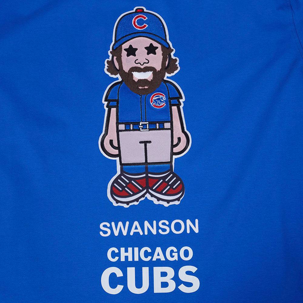 MLB CHICAGO CUBS DANSBY SWANSON #7 AVATAR SINGLE JERSEY MEN'S TOP (ROYAL BLUE)
