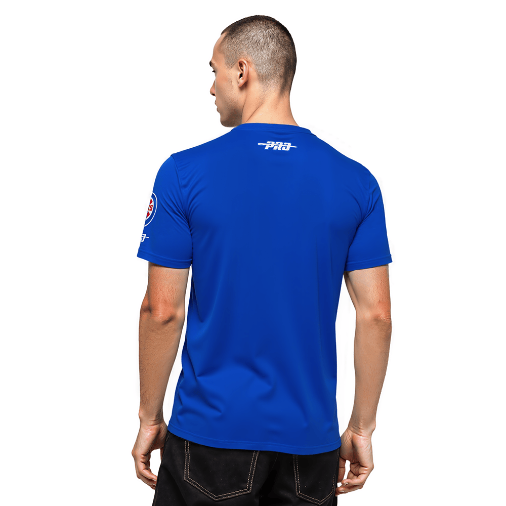 MLB CHICAGO CUBS DANSBY SWANSON #7 AVATAR SINGLE JERSEY MEN'S TOP (ROYAL BLUE)