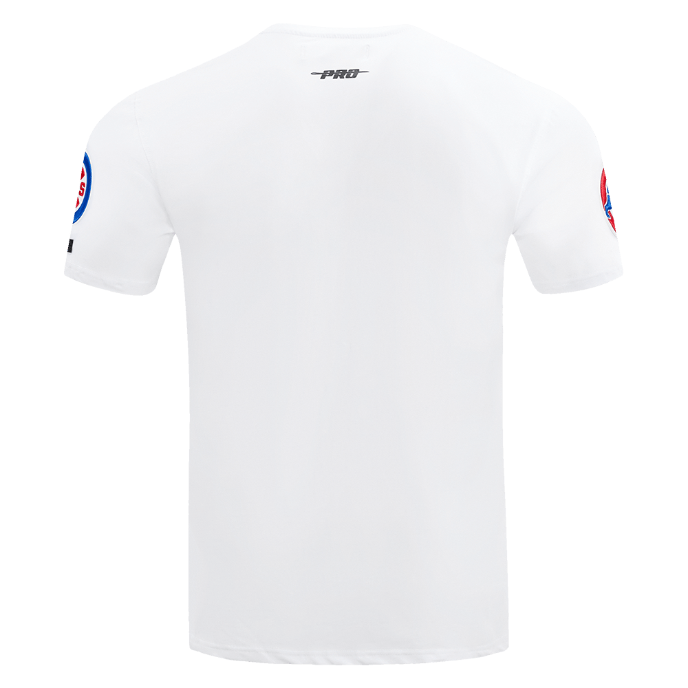 TOP CLÁSICO DE CHENILLA PARA HOMBRE MLB CHICAGO CUBS (BLANCO)