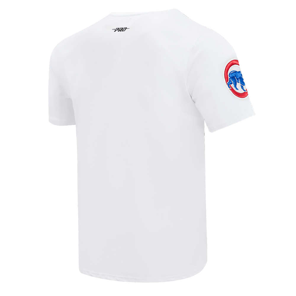 TOP CLÁSICO DE CHENILLA PARA HOMBRE MLB CHICAGO CUBS (BLANCO)