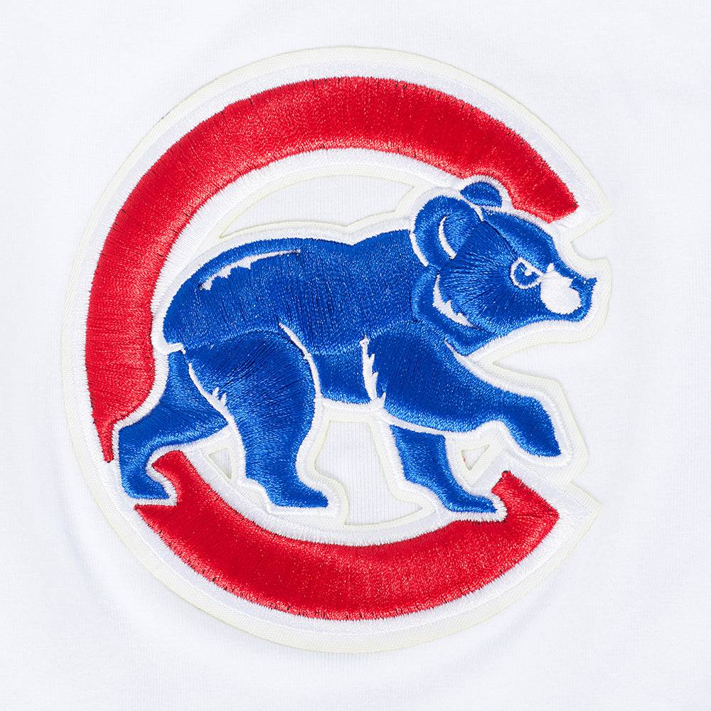 TOP CLÁSICO DE CHENILLA PARA HOMBRE MLB CHICAGO CUBS (BLANCO)