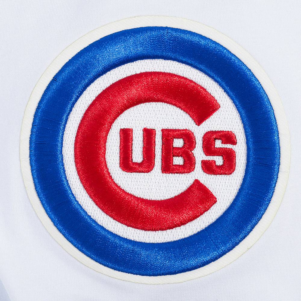 TOP CLÁSICO DE CHENILLA PARA HOMBRE MLB CHICAGO CUBS (BLANCO)