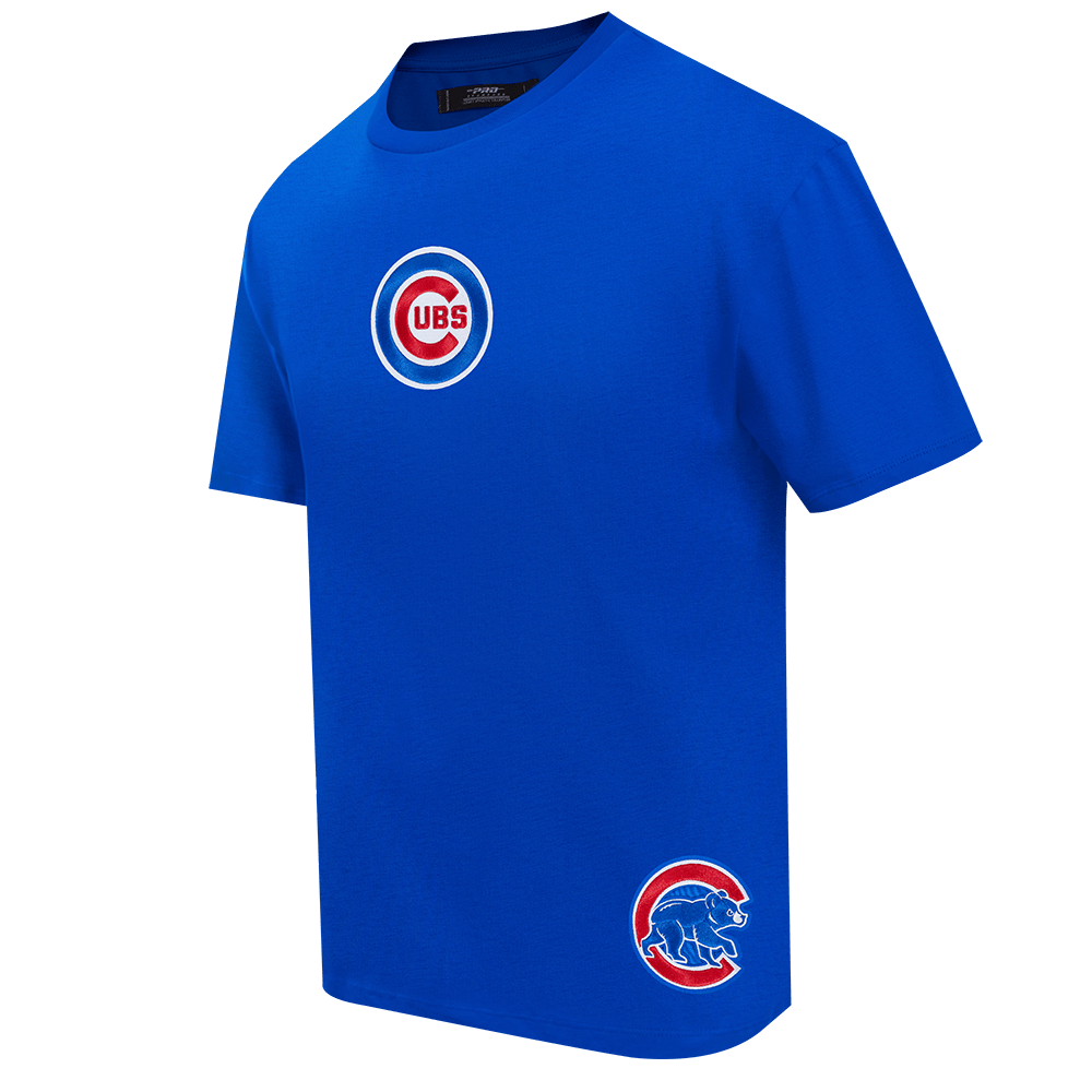 CAMISETA CJ DROP SHOULDER PARA HOMBRE MLB CHICAGO CUBS WINGSPAN (AZUL REAL)