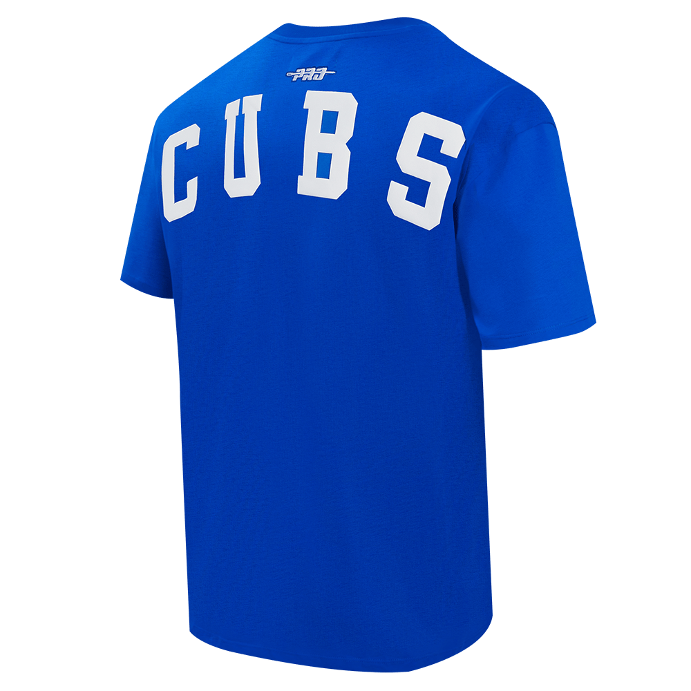 CAMISETA CJ DROP SHOULDER PARA HOMBRE MLB CHICAGO CUBS WINGSPAN (AZUL REAL)