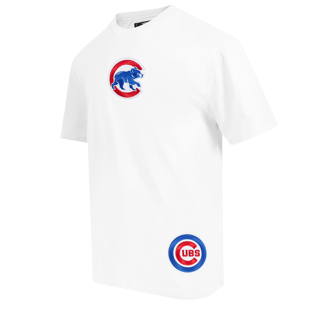 MLB CHICAGO CUBS WINGSPAN MEN'S CJ DROP SHOULDER TEE (WHITE)