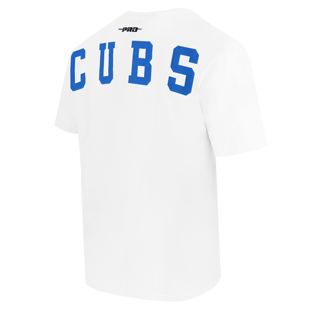 MLB CHICAGO CUBS WINGSPAN MEN'S CJ DROP SHOULDER TEE (WHITE)
