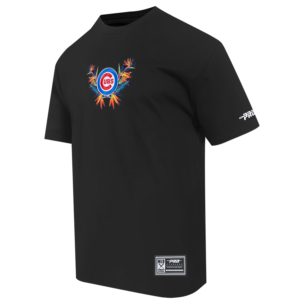 CAMISETA MLB CHICAGO CUBS PARADISE DE MANGA CORTA PARA HOMBRE (NEGRA)