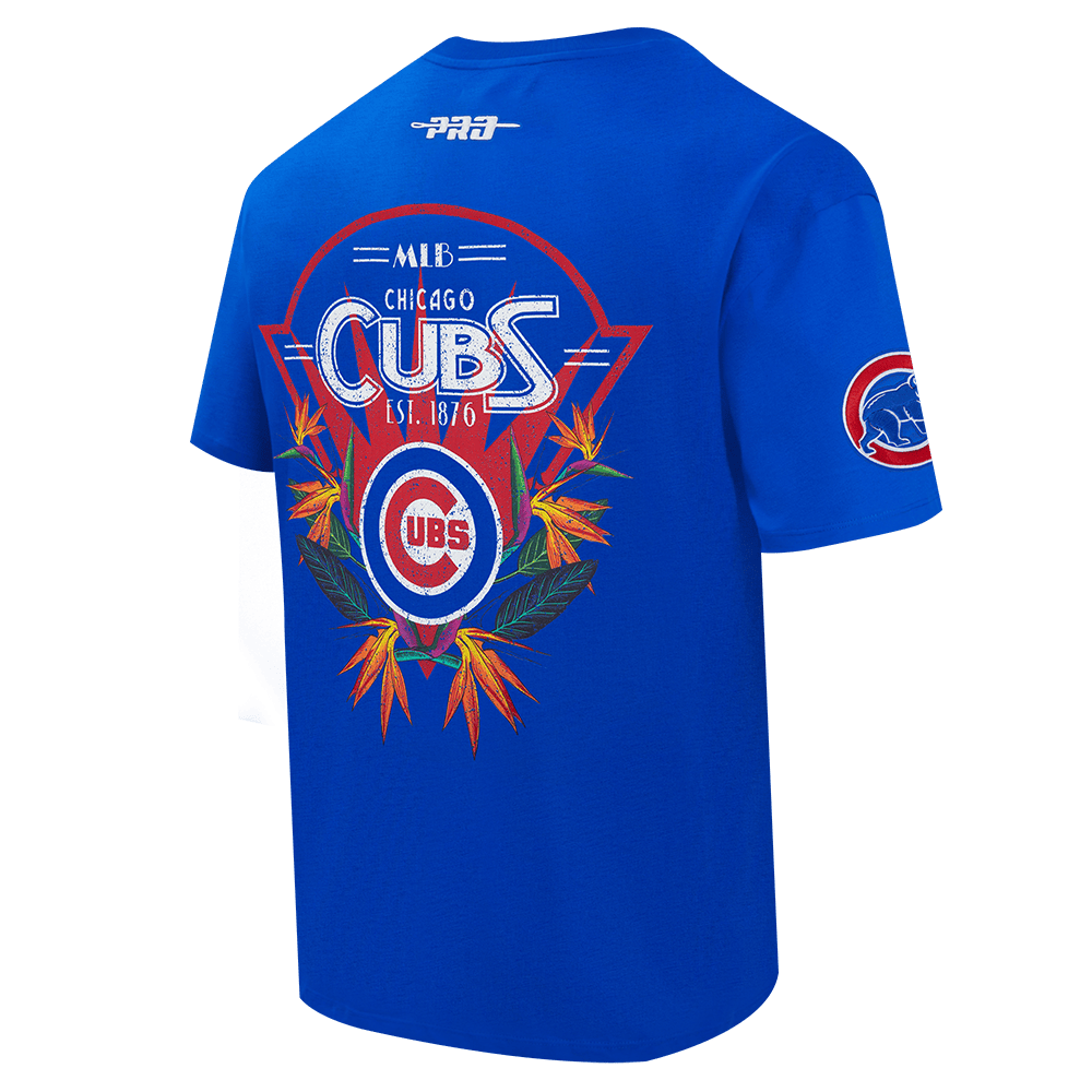 MLB CHICAGO CUBS PARADISE MEN'S S/S TOP (ROYAL BLUE)
