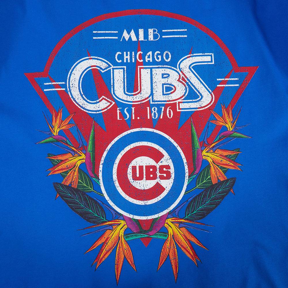 MLB CHICAGO CUBS PARADISE MEN'S S/S TOP (ROYAL BLUE)