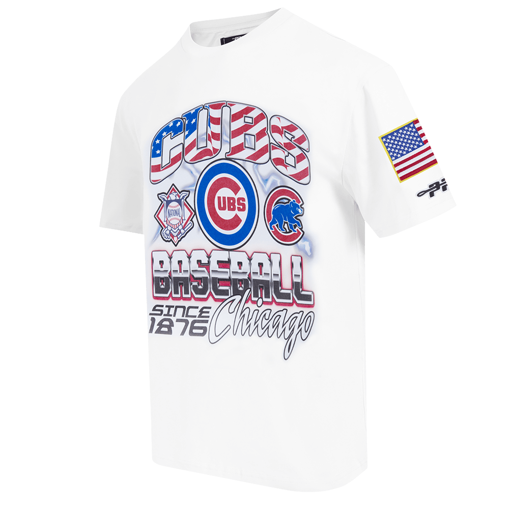 CAMISETA DE MANGA CORTA VICTORY DE LOS MLB CHICAGO CUBS PARA HOMBRE (BLANCA)