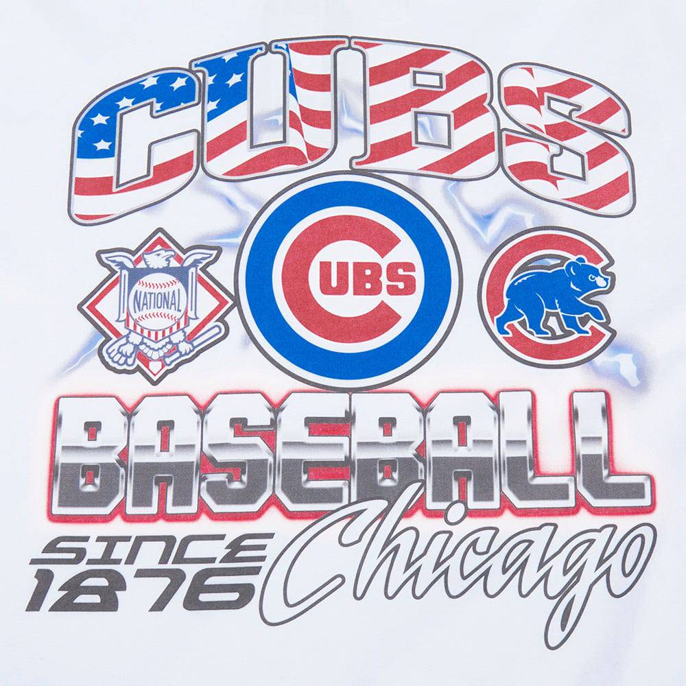 CAMISETA DE MANGA CORTA VICTORY DE LOS MLB CHICAGO CUBS PARA HOMBRE (BLANCA)