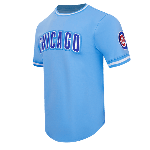 TOP CLÁSICO DE CHENILLA PARA HOMBRE MLB CHICAGO CUBS (AZUL UNIVERSITARIO)