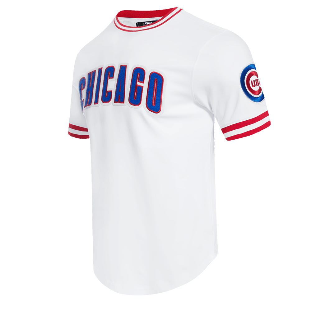 MLB CHICAGO CUBS CLASSIC CHENILLE MEN'S S/S TEE (WHITE/RED)