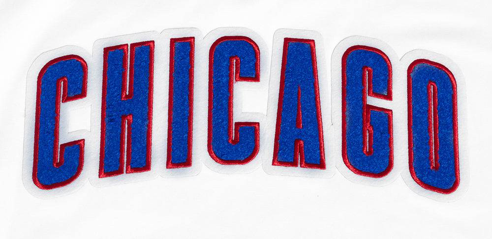 MLB CHICAGO CUBS CLASSIC CHENILLE MEN'S S/S TEE (WHITE/RED)