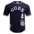 CAMISETA RETRO CLÁSICA MLB CHICAGO CUBS PARA HOMBRE (AZUL MARINO OSCURO)