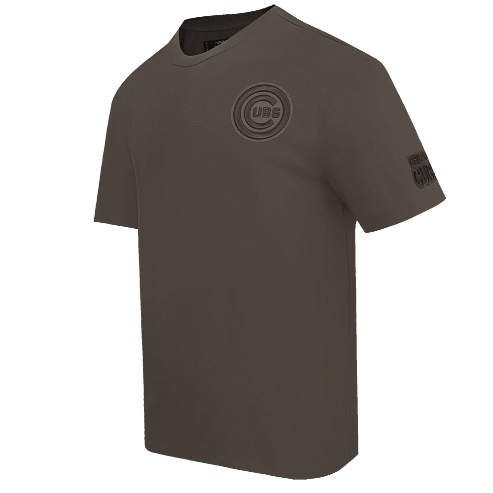 MLB CHICAGO CUBS NEUTRAL MEN'S DROP SHOULDER TOP (DARK TAUPE)