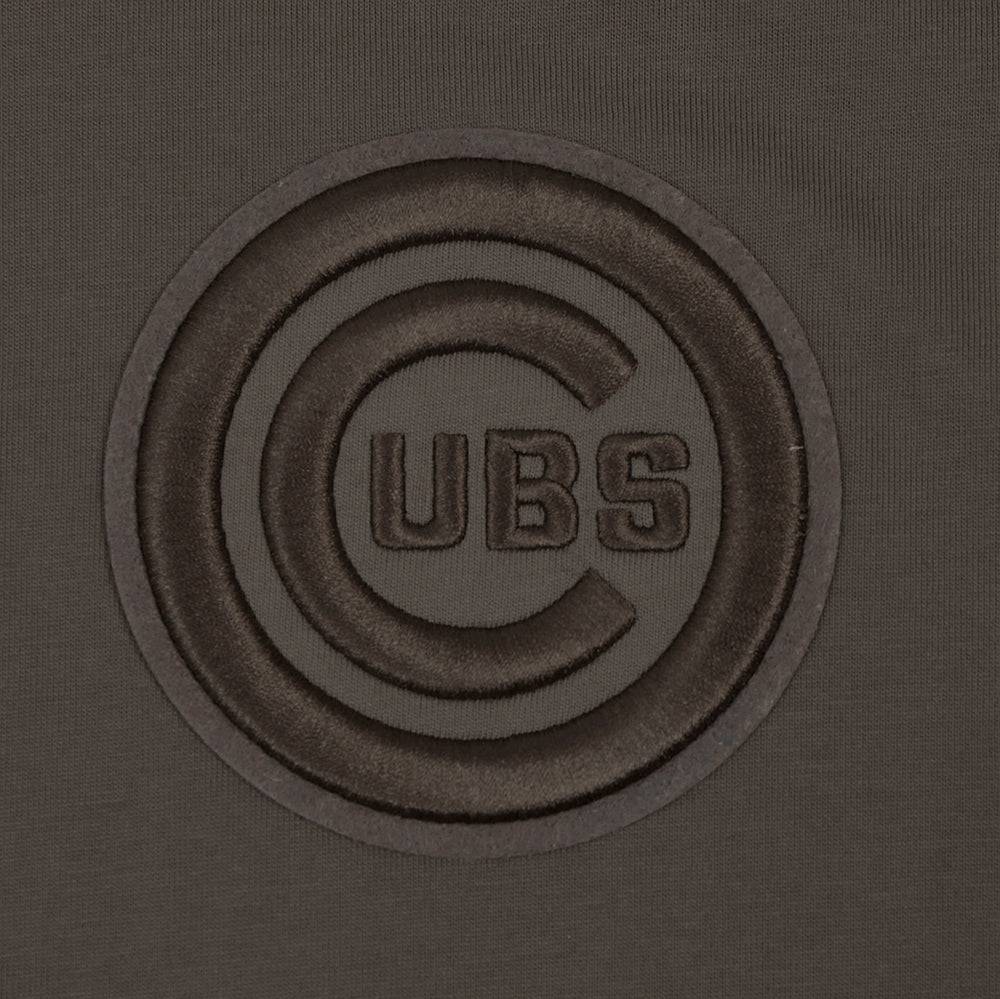 MLB CHICAGO CUBS NEUTRAL MEN'S DROP SHOULDER TOP (DARK TAUPE)