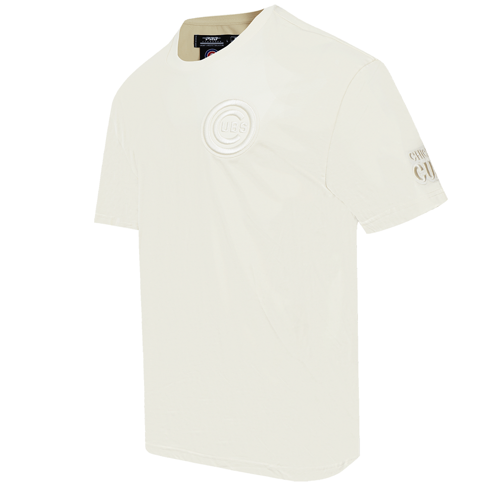 MLB CHICAGO CUBS NEUTRAL MEN'S DROP SHOULDER TOP (EGGSHELL)