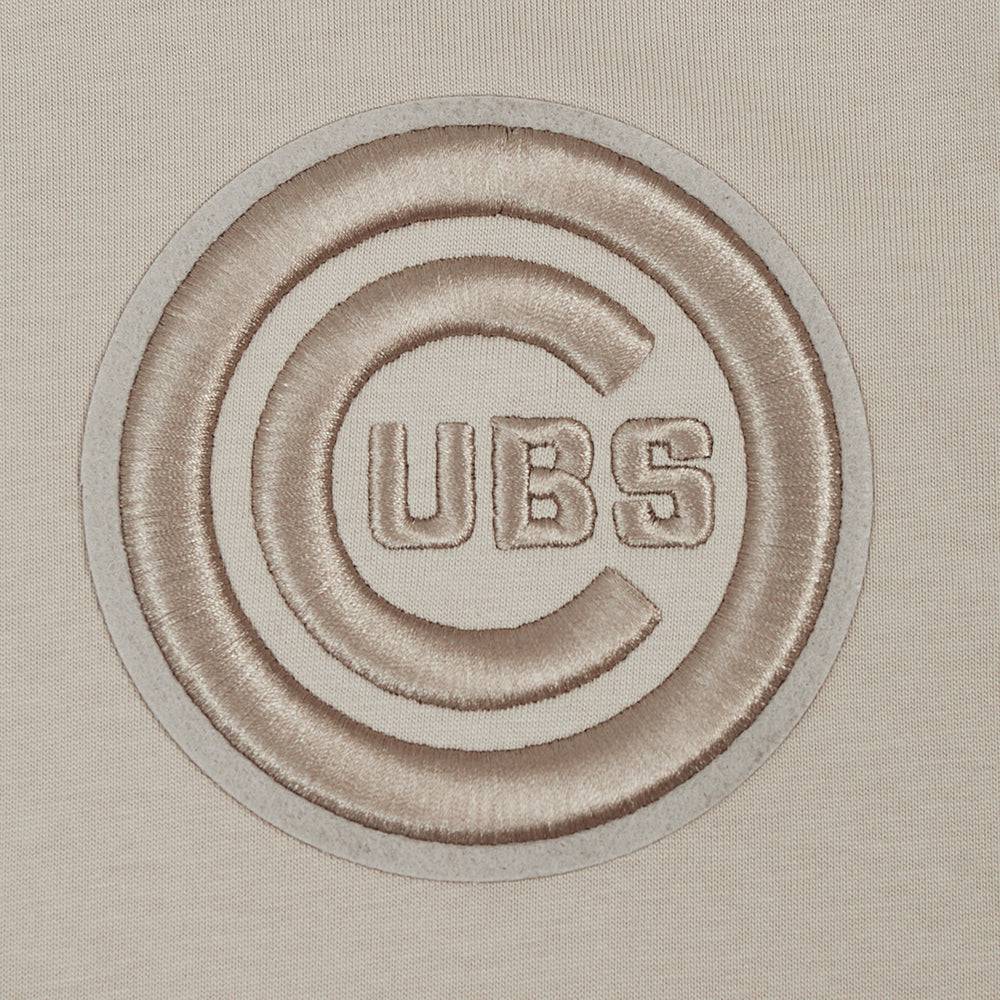MLB CHICAGO CUBS NEUTRAL MEN'S DROP SHOULDER TOP (TAUPE)