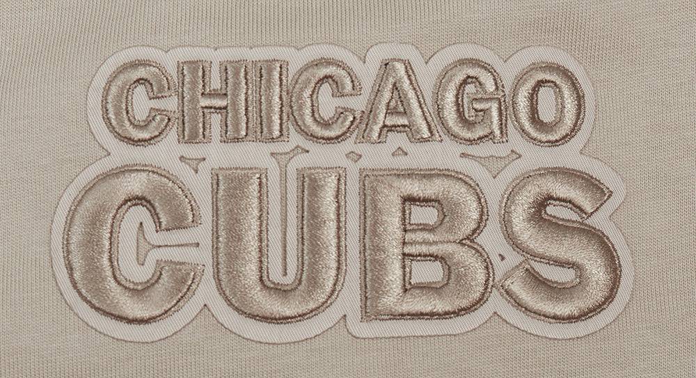 MLB CHICAGO CUBS NEUTRAL MEN'S DROP SHOULDER TOP (TAUPE)