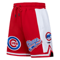 MLB CHICAGO CUBS SCRIPT TAIL MEN'S DOUBLE KNIT 2.0 SHORT (RED)