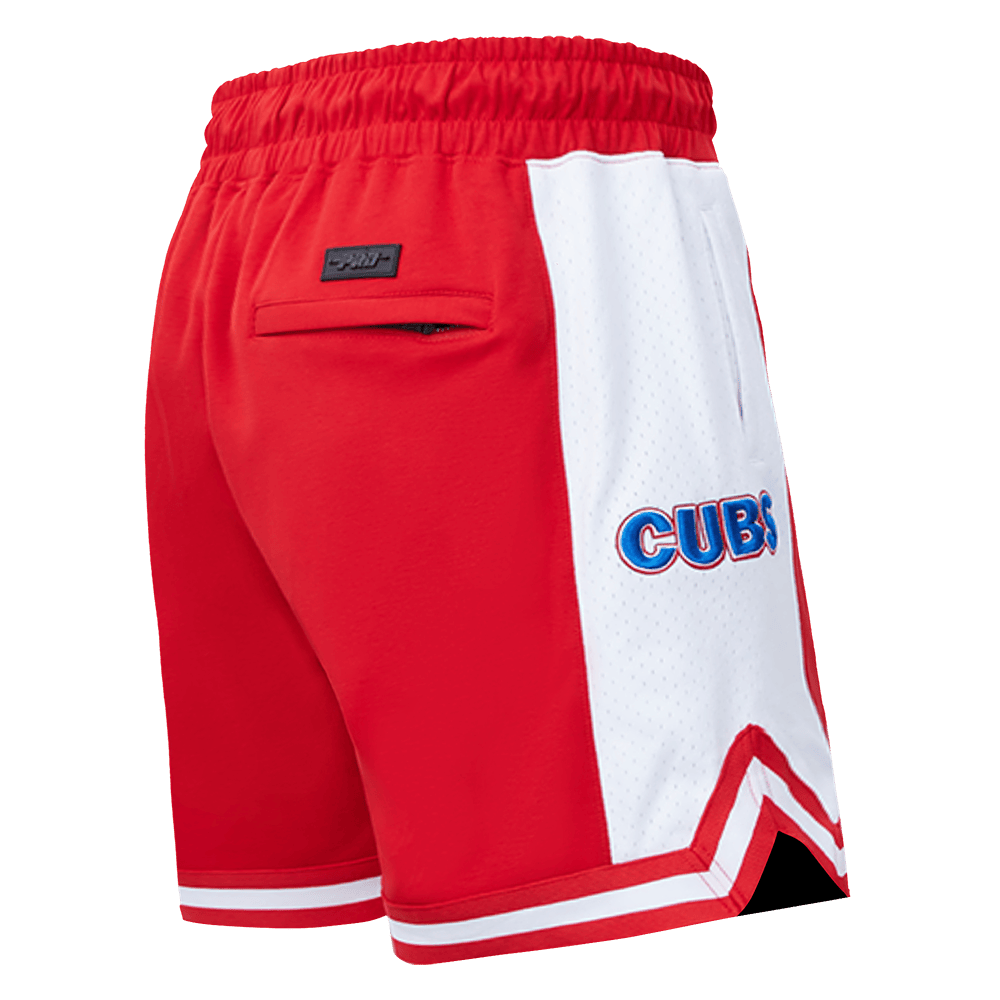 MLB CHICAGO CUBS SCRIPT TAIL MEN'S DOUBLE KNIT 2.0 SHORT (RED)