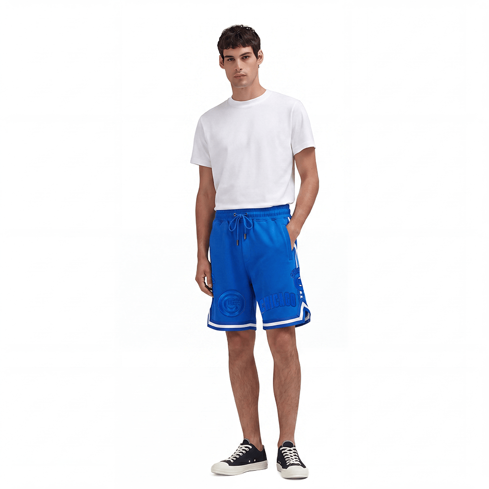 MLB CHICAGO CUBS TRIPLE TONAL DK SHORT (ROYAL BLUE)