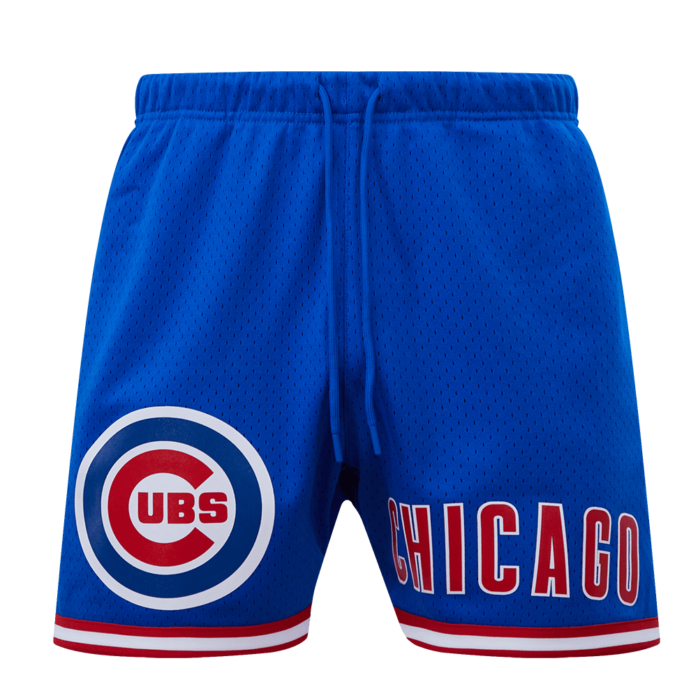 MLB CHICAGO CUBS LOGO MEN'S MESH SHORT (ROYAL BLUE)