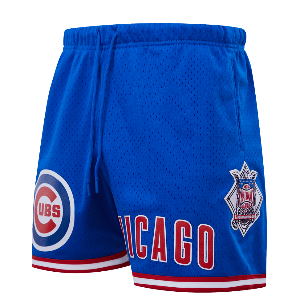 MLB CHICAGO CUBS LOGO MEN'S MESH SHORT (ROYAL BLUE)