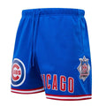 MLB CHICAGO CUBS LOGO MEN'S MESH SHORT (ROYAL BLUE)