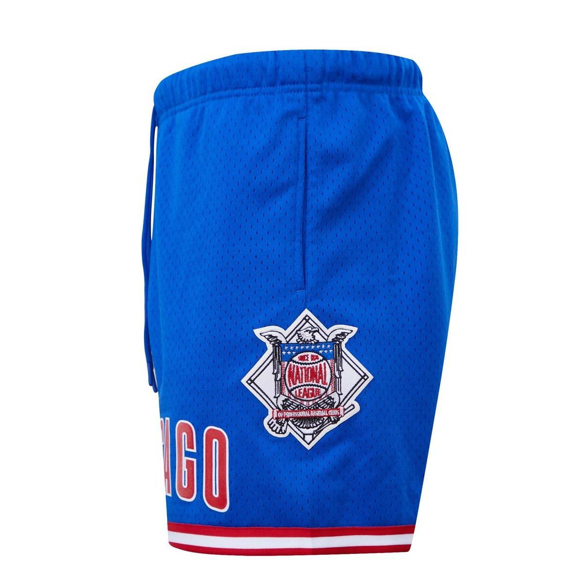 MLB CHICAGO CUBS LOGO MEN'S MESH SHORT (ROYAL BLUE)