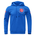 MLB CHICAGO CUBS CLASSIC CHENILLE MEN'S PULLOVER HOODIE (BLUE)