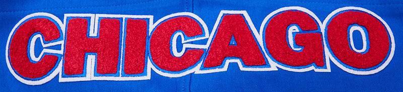 MLB CHICAGO CUBS CLASSIC CHENILLE MEN'S PULLOVER HOODIE (BLUE)