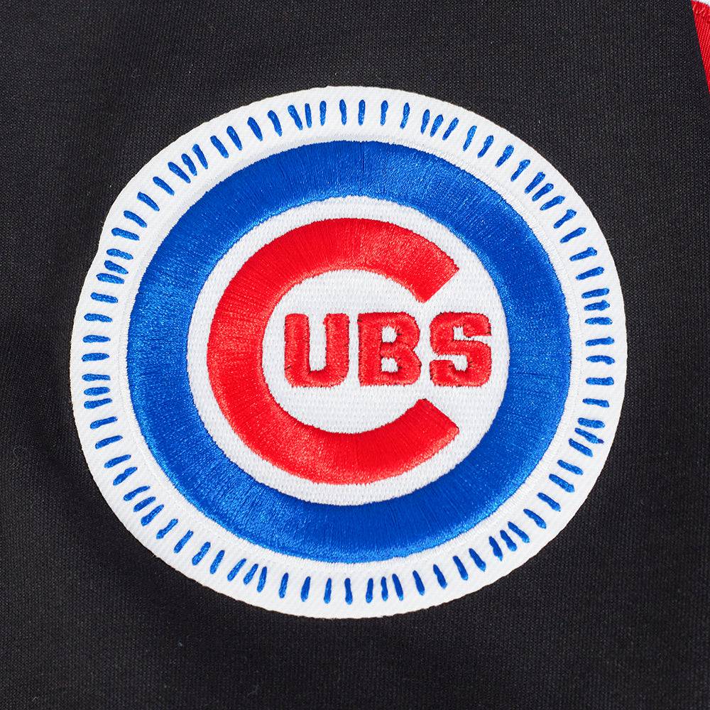 MLB CHICAGO CUBS DIY PICK STITCH MEN'S DK PO HOODIE (BLACK)