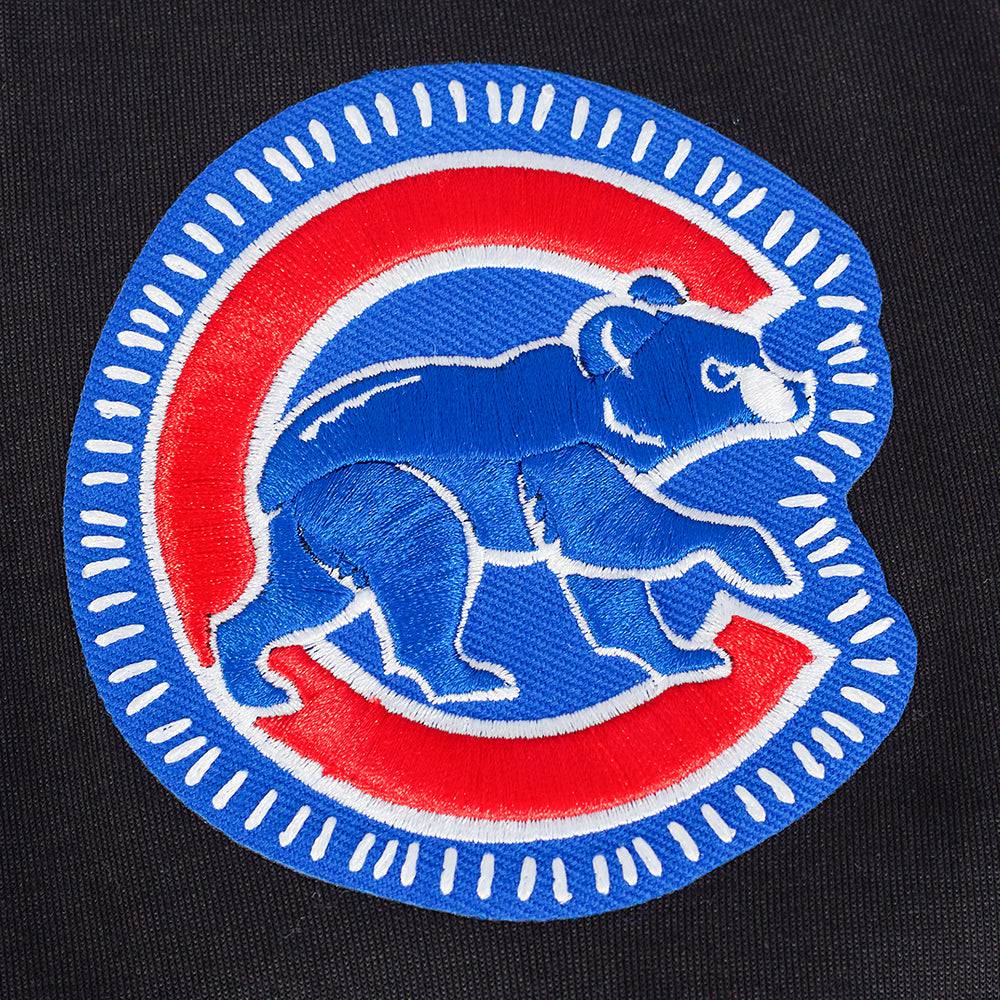 MLB CHICAGO CUBS DIY PICK STITCH MEN'S DK PO HOODIE (BLACK)