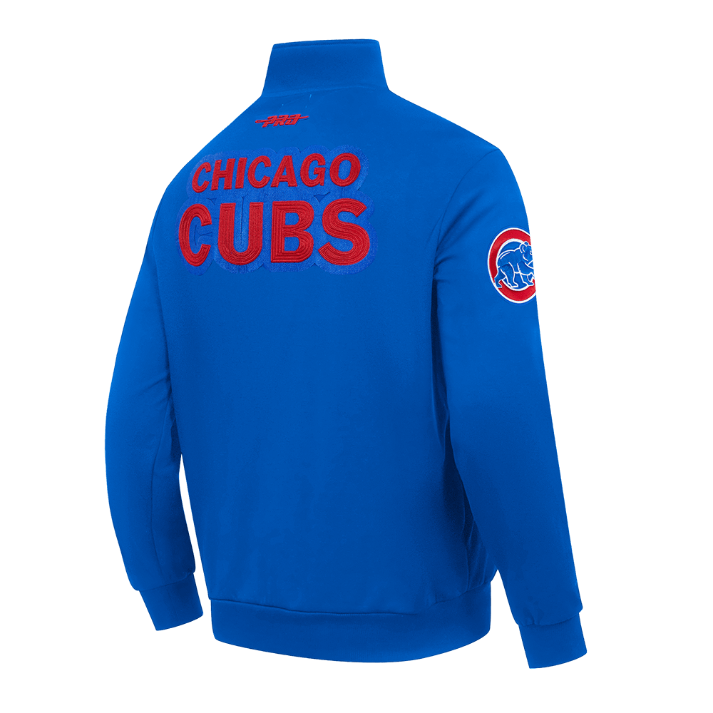 MLB CHICAGO CUBS CITY ARCH MEN'S FLC 1/4 ZIP (ROYAL BLUE)