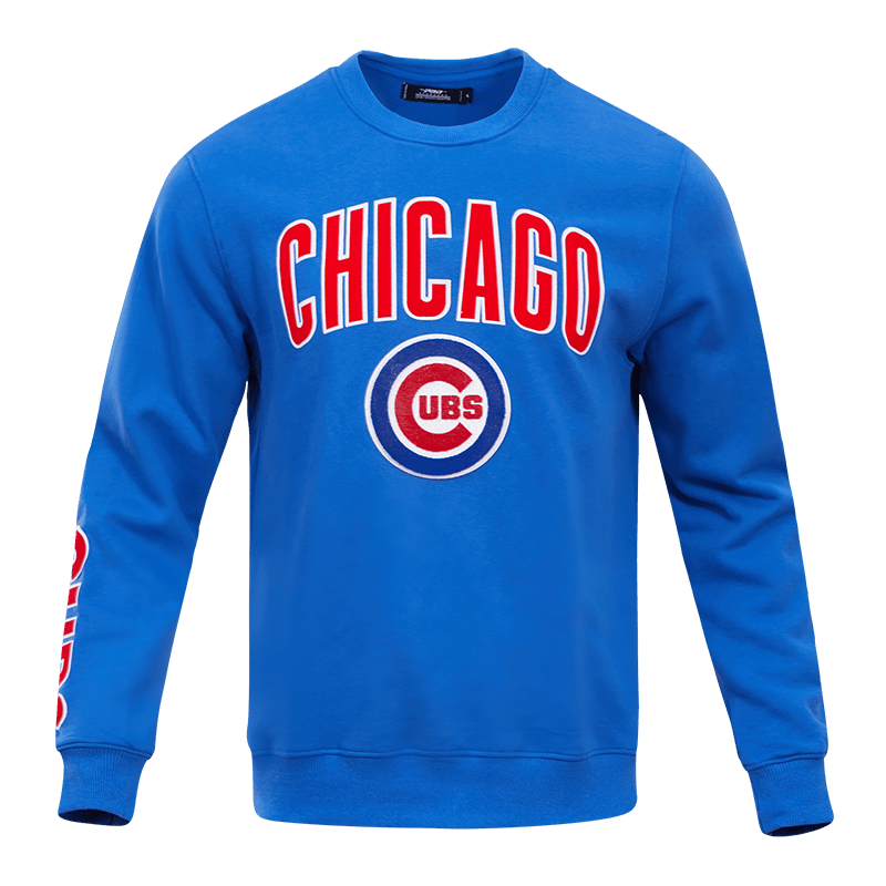 SUÉTER CLÁSICO DE CUELLO REDONDO PARA HOMBRE MLB CHICAGO CUBS (AZUL REAL)