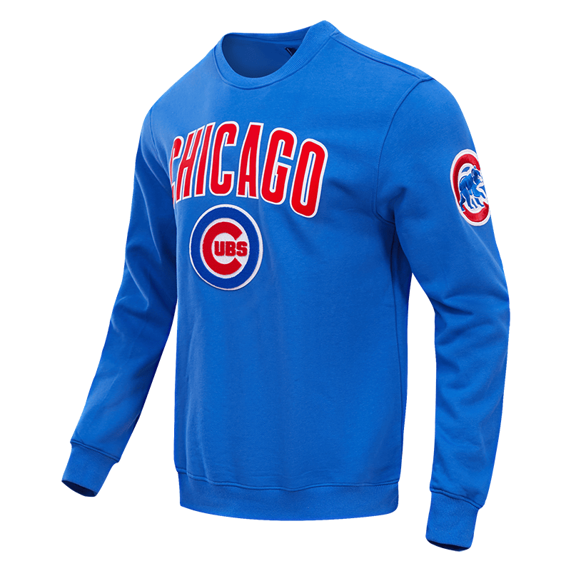 SUÉTER CLÁSICO DE CUELLO REDONDO PARA HOMBRE MLB CHICAGO CUBS (AZUL REAL)