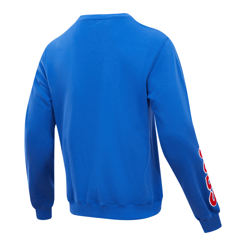 SUÉTER CLÁSICO DE CUELLO REDONDO PARA HOMBRE MLB CHICAGO CUBS (AZUL REAL)