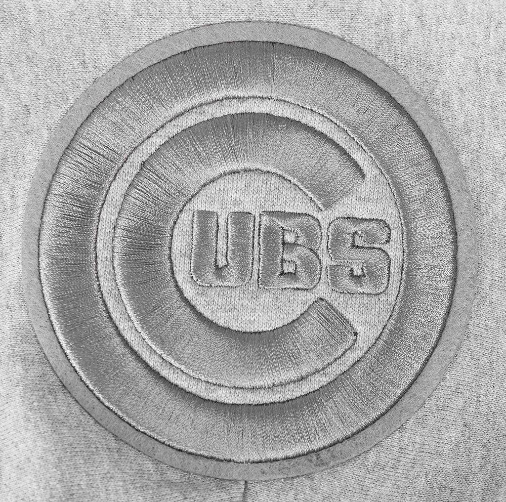 MLB CHICAGO CUBS NEUTRAL MEN'S DROP SHOULDER PO HOODIE (DARK HEATHER GRAY)