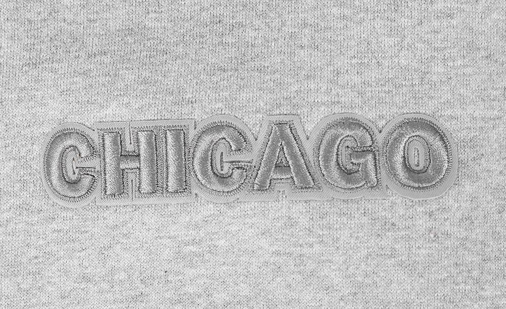 MLB CHICAGO CUBS SUDADERA CON CAPUCHA PO PARA HOMBRE DE COLOR NEUTRO Y HOMBROS CAÍDOS (GRIS OSCURO MELANGE)